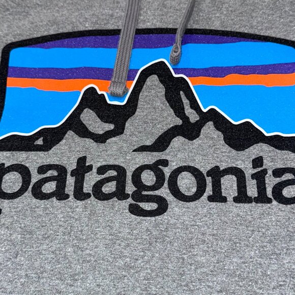 Patagonia Fitz Roy Horizons Uprisal Hoody Outdoors Comfy Regular Fit Grey (SZ M) - Picture 4 of 11